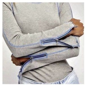 Free People Zip It Thermal Long Sleeve Top